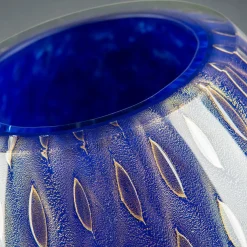 Vaso ovale blu Mocenigo