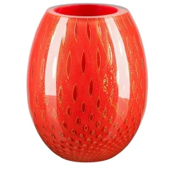Vaso ovale rosso Mocenigo