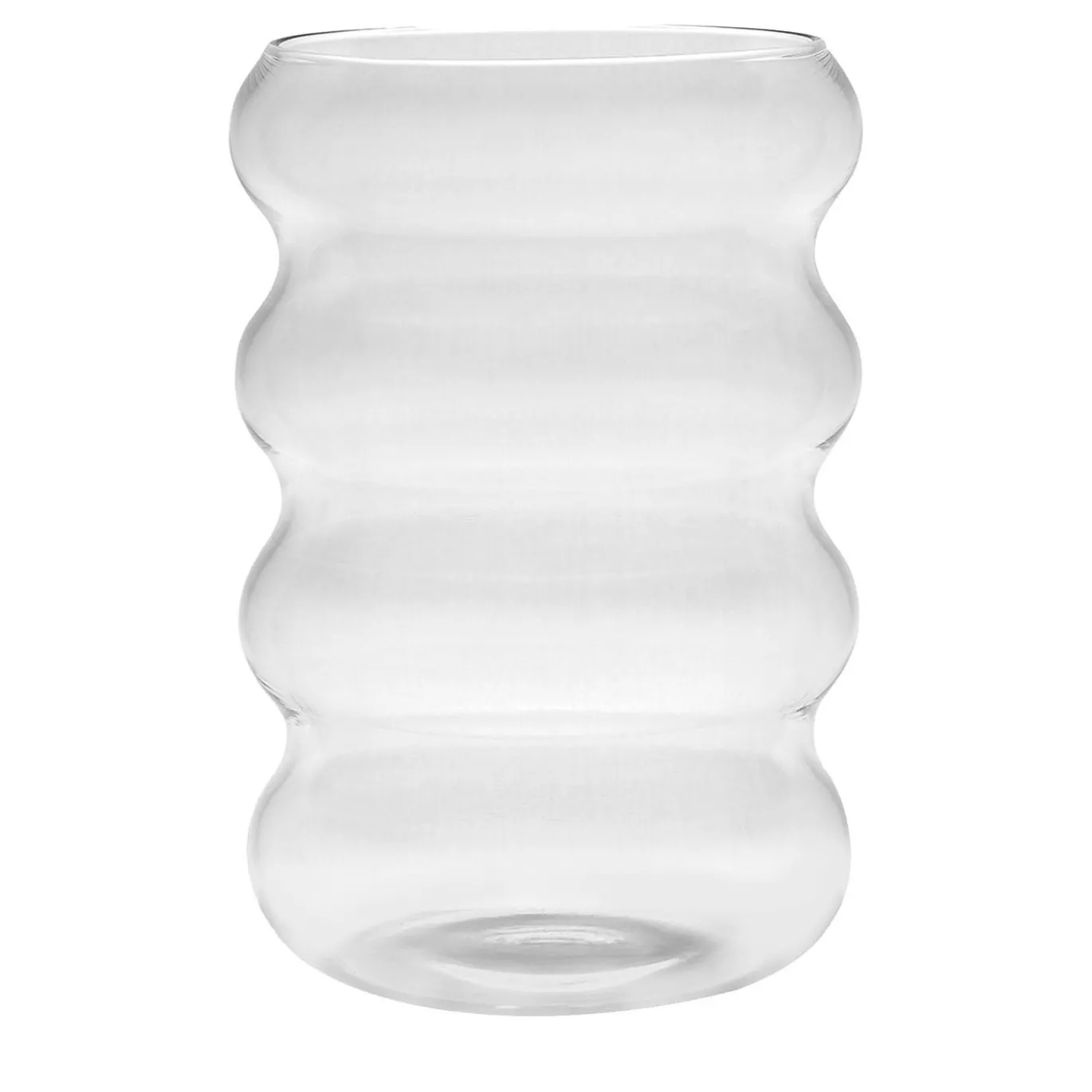 Vaso Peacock per fiori in vetro