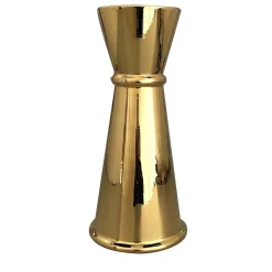 Vaso per fiori in terracotta Ginza Jigger Brass