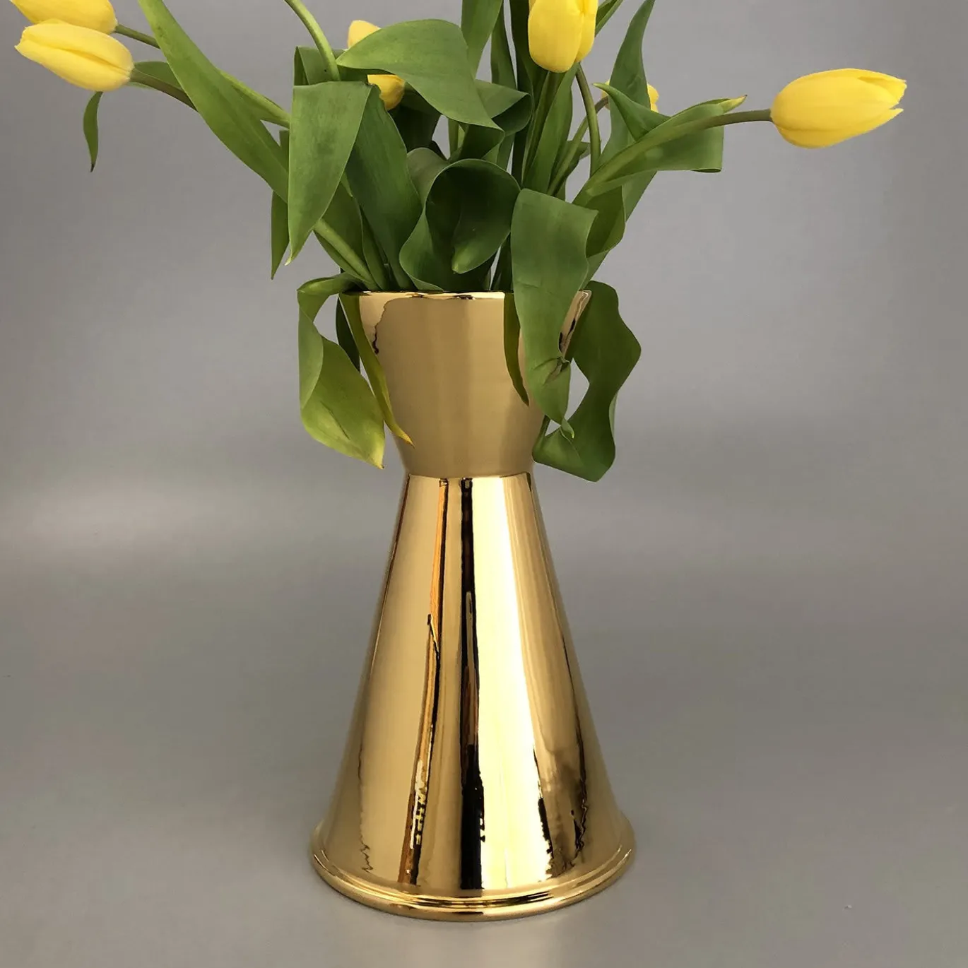 Vaso per fiori in terracotta Jigger Misture Gold
