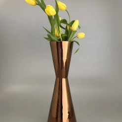 Vaso per fiori in terracotta Jigger Bronze