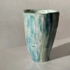 Vaso per fiori Minimal Chroma in ceramica verde