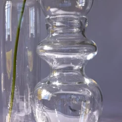 Vaso per idroponica in cristallo soffiato a mano in tre pezzi Alicudi