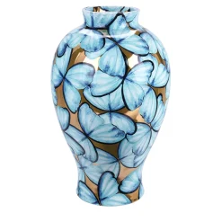 Vaso Petalouda Piccolo in ceramica oro