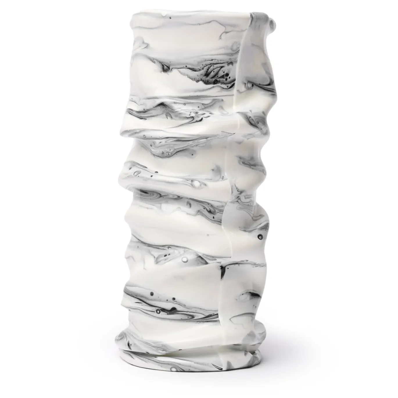 Vaso Piccolo Bianco e Grigio Venere