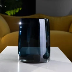 Vaso piccolo Cilindro - Lucido - Blu profondo