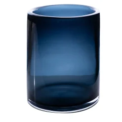 Vaso piccolo Cilindro - Lucido - Blu profondo