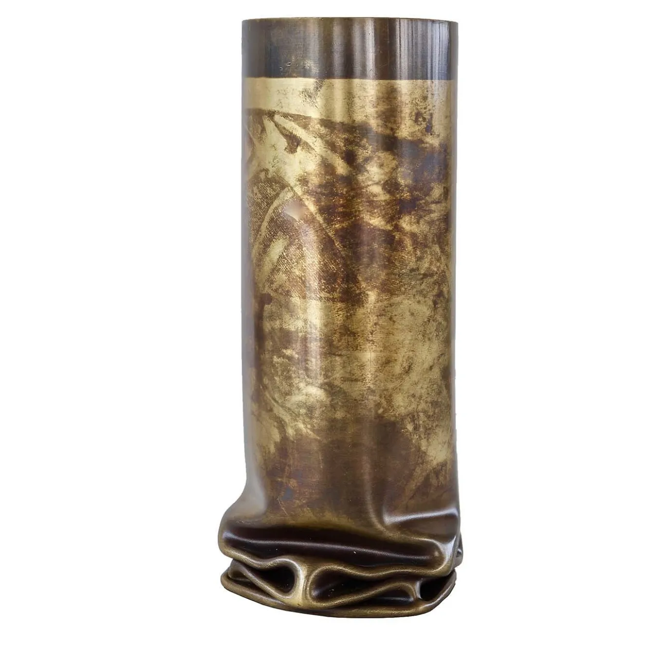 Vaso piccolo in ottone caldo