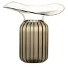 Vaso piccolo in vetro bronzo Tosca