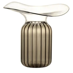 Vaso piccolo in vetro bronzo Tosca