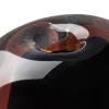 Vaso piccolo in vetro soffiato Essence nero, rosso e grigio