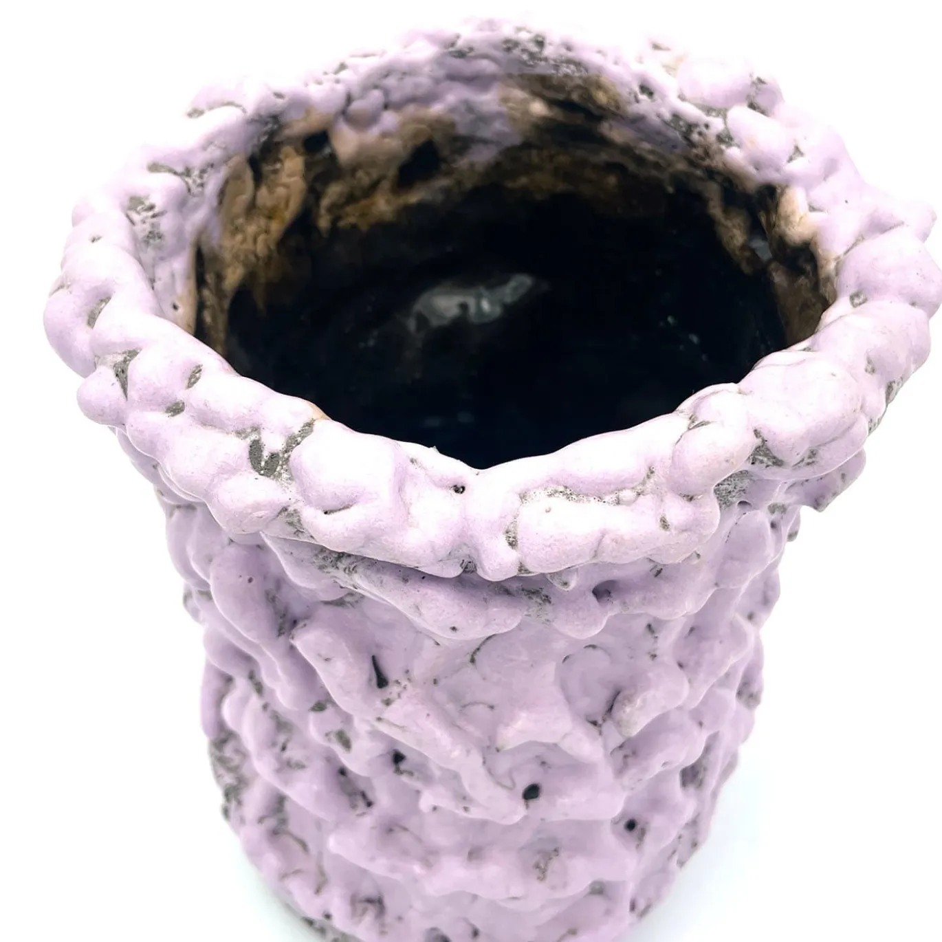 Vaso piccolo Onda Lilac Bubble e Nero