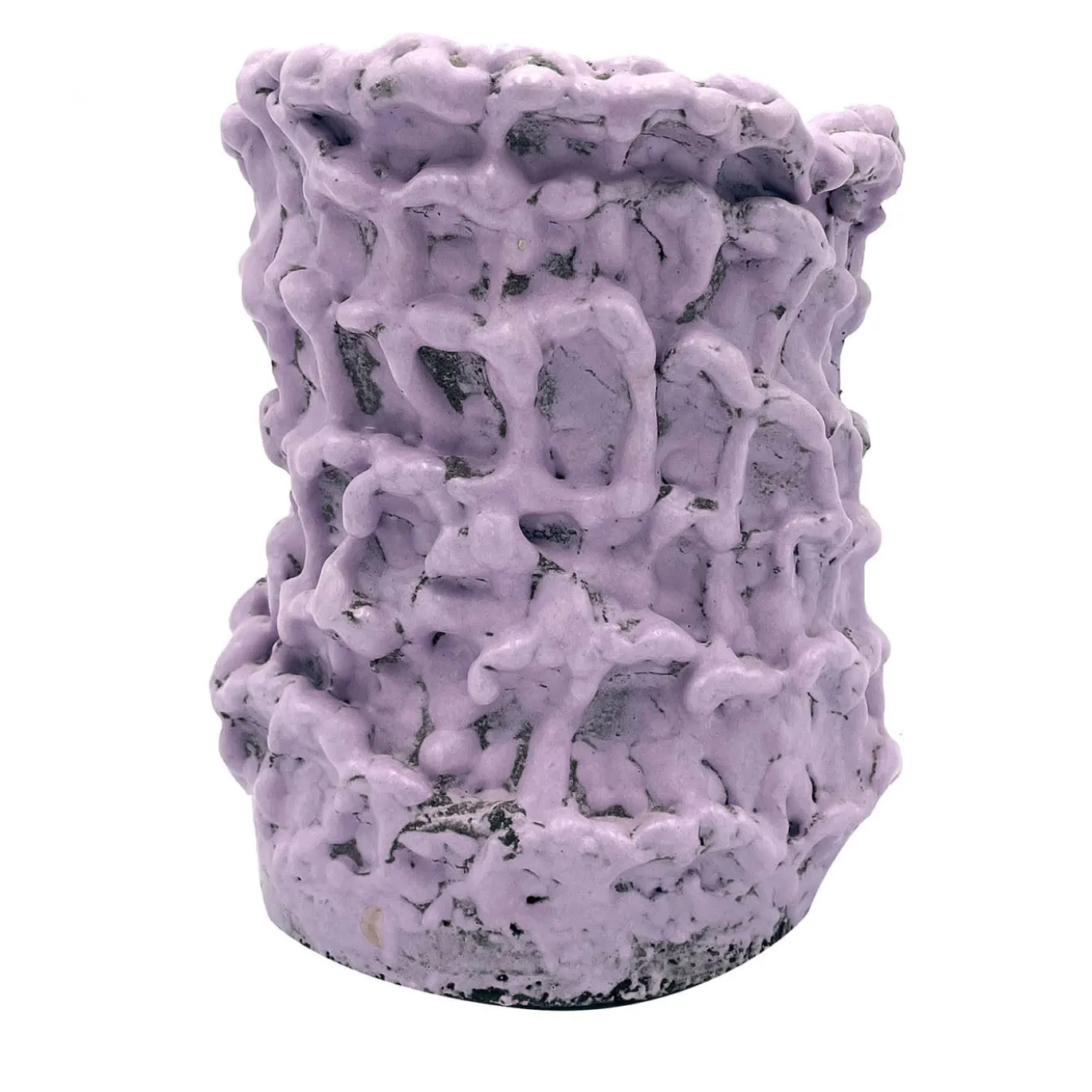 Vaso piccolo Onda Lilac Bubble e Nero