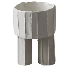 Vaso Piccolo Signorina Corteccia Bianco