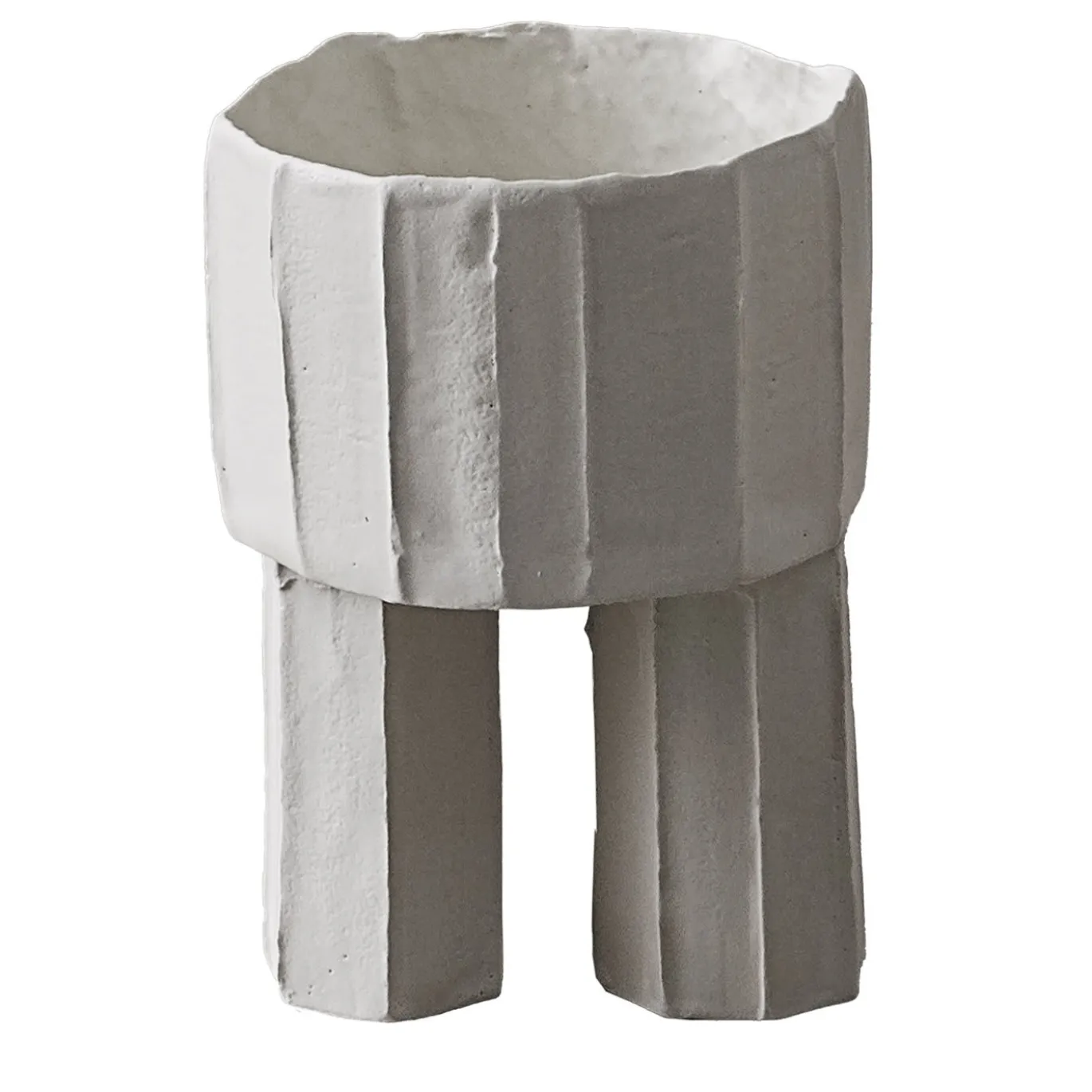 Vaso Piccolo Signorina Corteccia Bianco