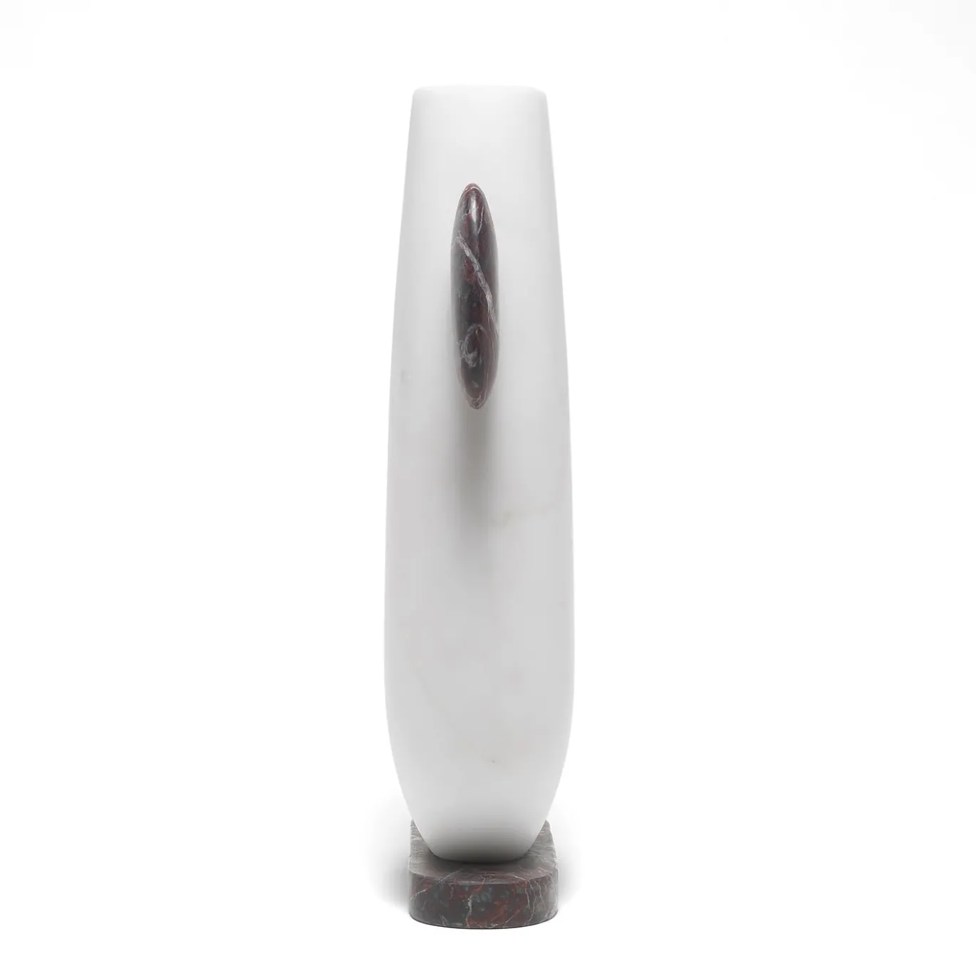 Vaso Pietro White Michelangelo/Red Levanto di Matteo Cibic
