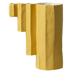 Vaso Pino Bamboo Corteccia E11/senape chiaro