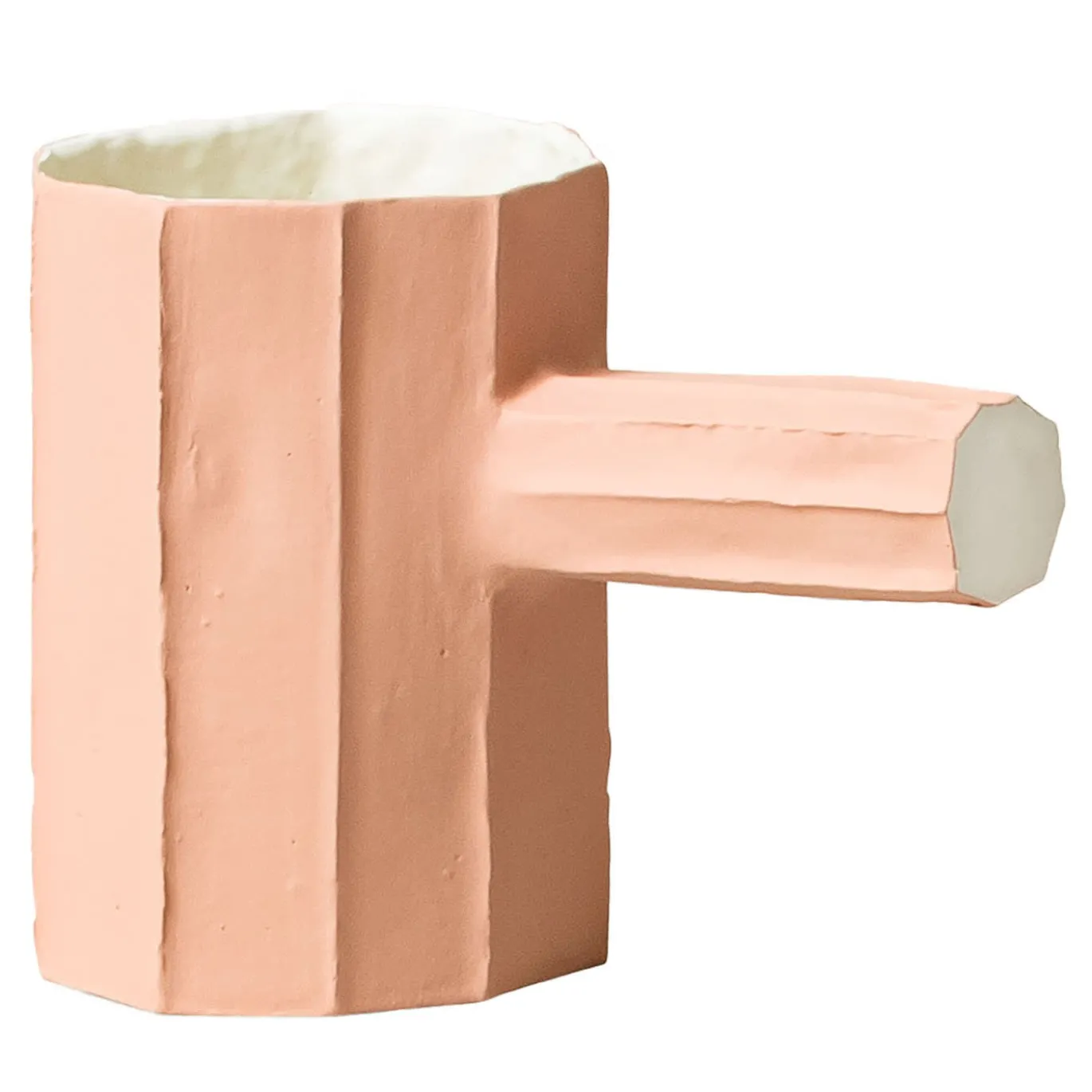 Vaso Pino Mono Corteccia B8/Pesca