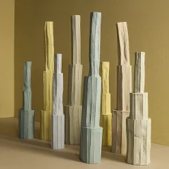 Vaso Pistillo Corteccia A11/Giallo Luce