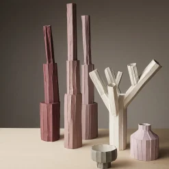 Vaso Pistillo Corteccia C13/Lavanda Chiaro