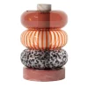 Vaso Playground a 3 componenti in vetro con base in marmo #1