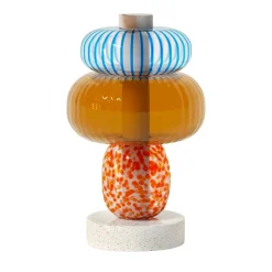 Vaso Playground a 3-componenti in vetro con base in marmo #2