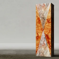 Vaso Polimelus Rosso Asiago & Fior di Pesco Carnico