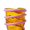 Vaso Pompitu I Grande in Resina Ambra Chiara & Malva di Gaetano Pesce