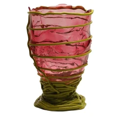 Vaso Pompitu II L in Resina Rosa di Gaetano Pesce #1