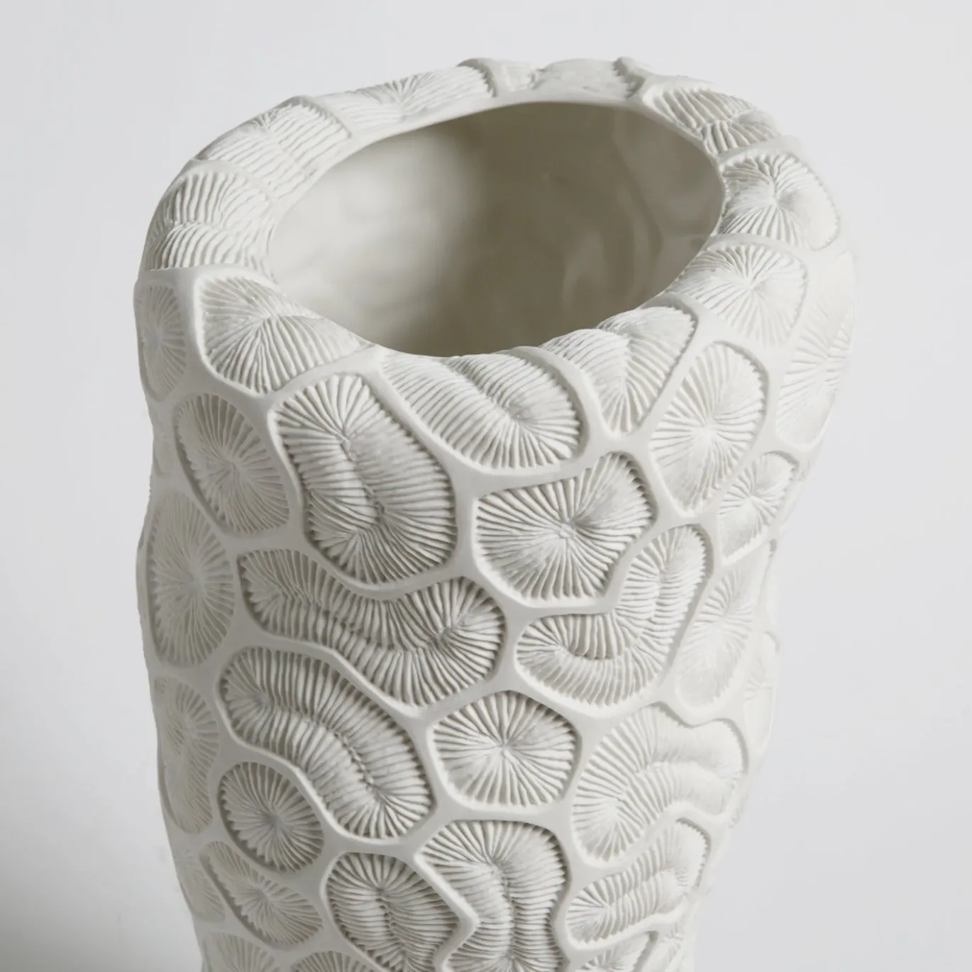 Vaso Poseidon bianco