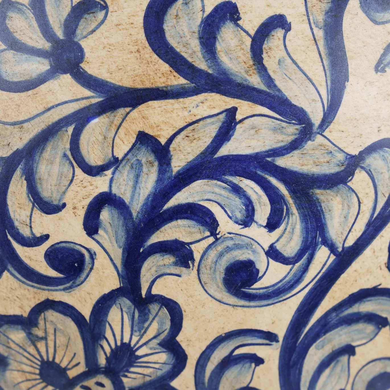 Vaso potiche Antique Blue Peacock