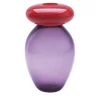 Vaso Queen arancio-viola di Karim Rashid
