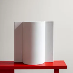 Vaso Queen in ceramica bianca