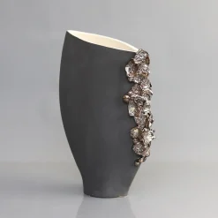 Vaso Ramadura Grande in ceramica nera