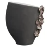 Vaso Ramadura piccolo in ceramica nera