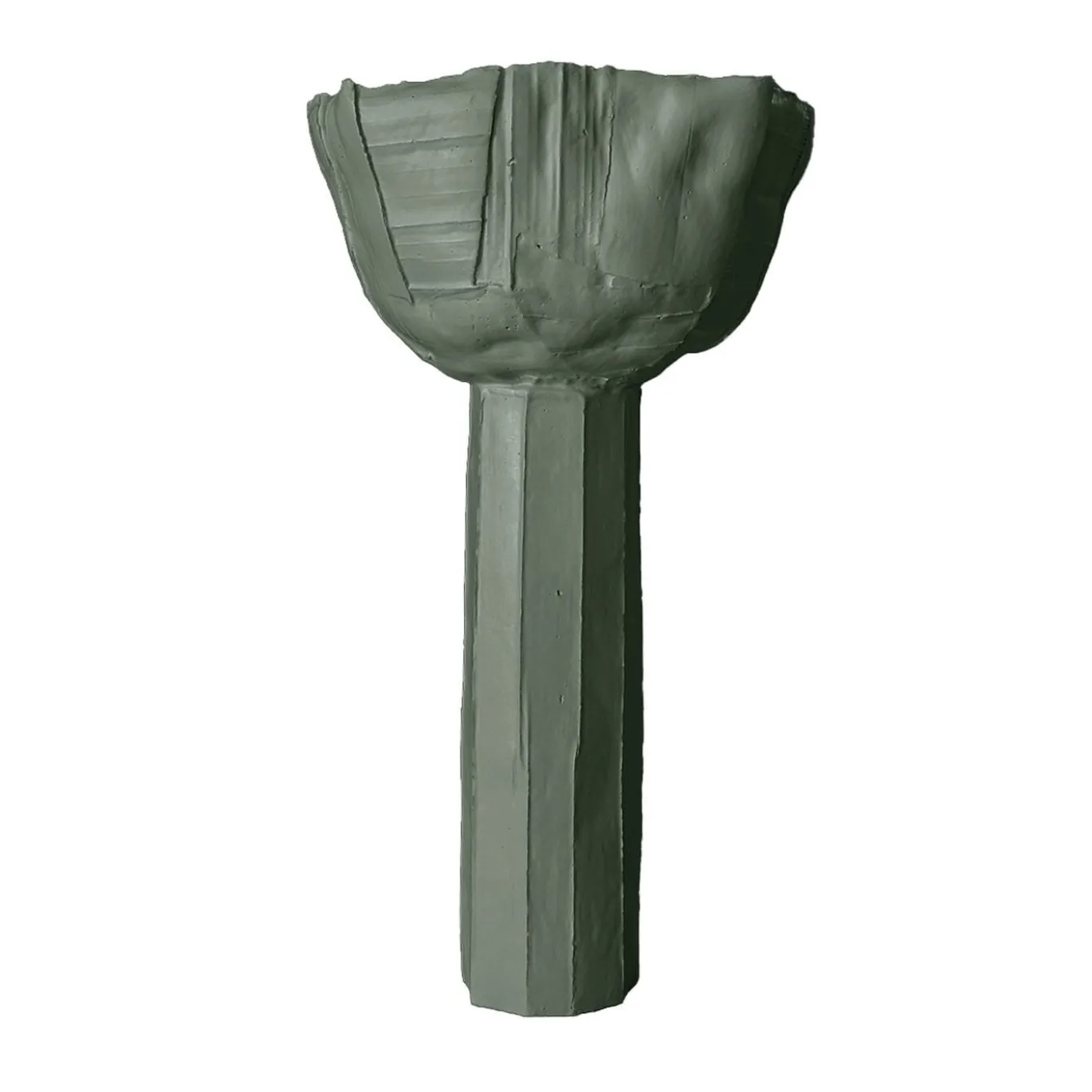 Vaso Ranuncolo Corteccia C1/Fango