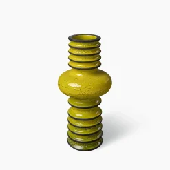 Vaso Revolver giallo e marrone di Christoph Radl
