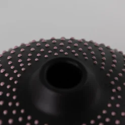 Vaso rosa a pois