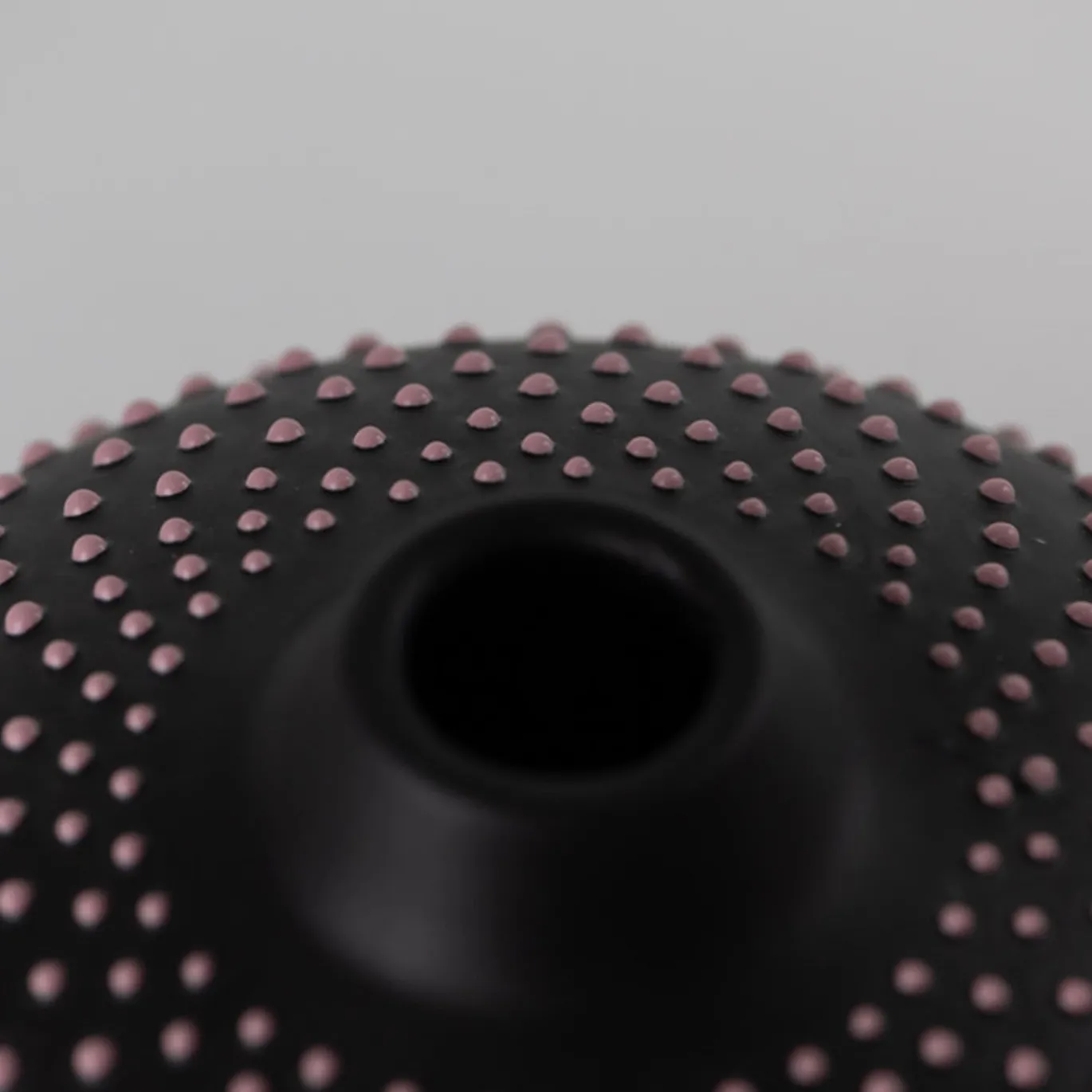 Vaso rosa a pois