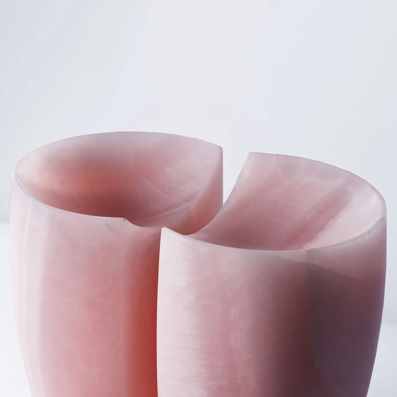 Vaso rosa passato e presente