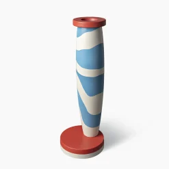 Vaso rosso, blu e bianco di George J. Sowden