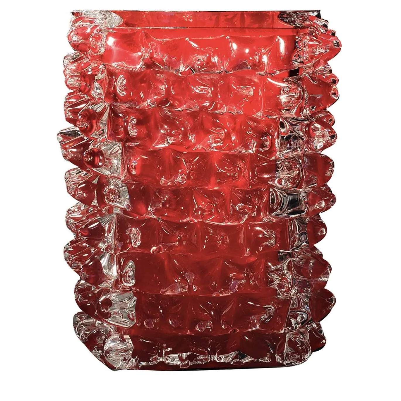 Vaso rosso piccolo Rostri