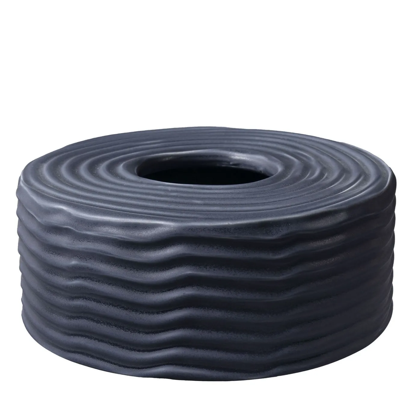 Vaso rotondo basso di Max Lamb