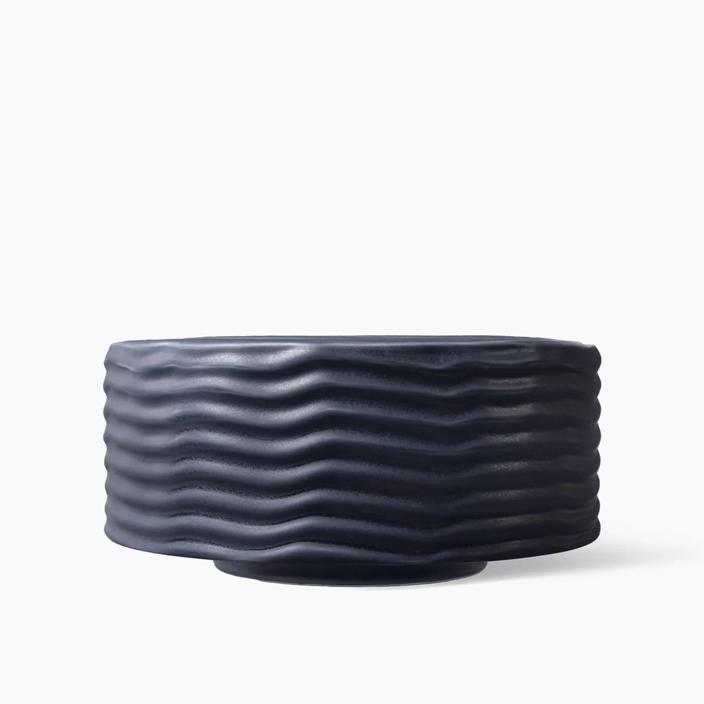 Vaso rotondo basso di Max Lamb