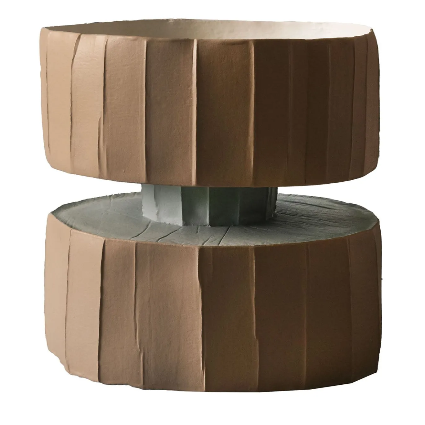 Vaso Safa Mono Corteccia B18/Nocciola e B6/Nuvola
