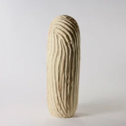 Vaso scultoreo Hollow Form in legno di faggio Fagus Sylvatica