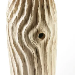 Vaso scultoreo Hollow Form in legno di faggio Fagus Sylvatica