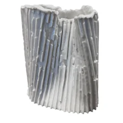 Vaso scultoreo Ivory 1 in porcellana