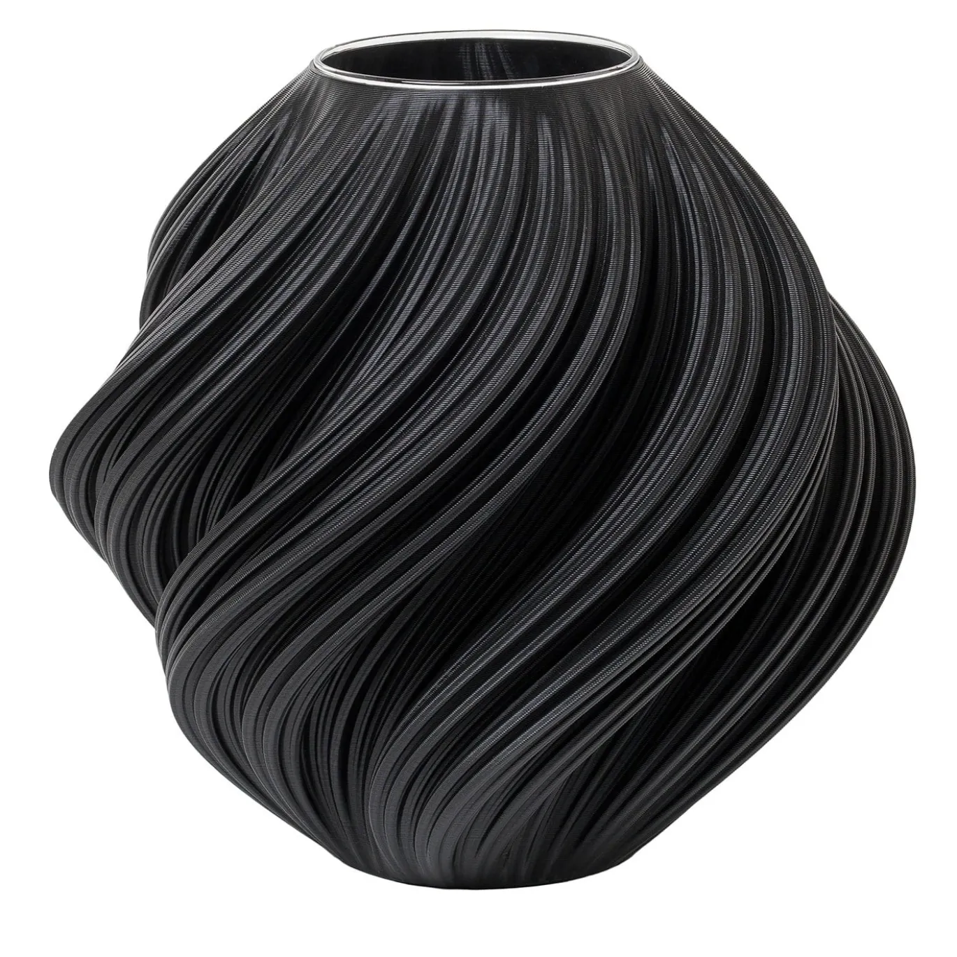 Vaso Scultoreo Nero Issey